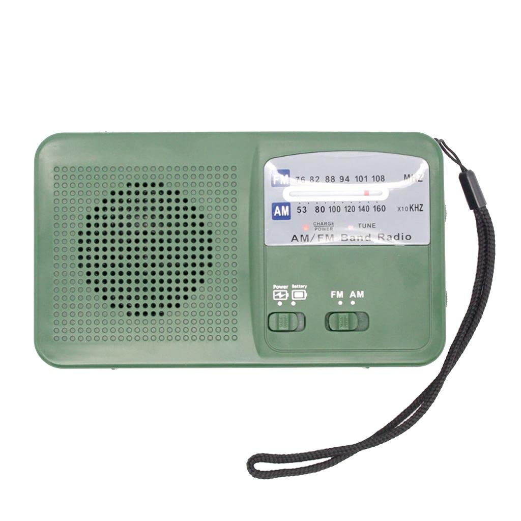 CLUB BOLLYWOOD Outdoor Solar Hand Crank AM FM Siren Radio Multi-Function Lighting Green | Consumer Electronics | Portable Audio & Headphones | Portable AM/FM Radios | Portable AM/FM Radios