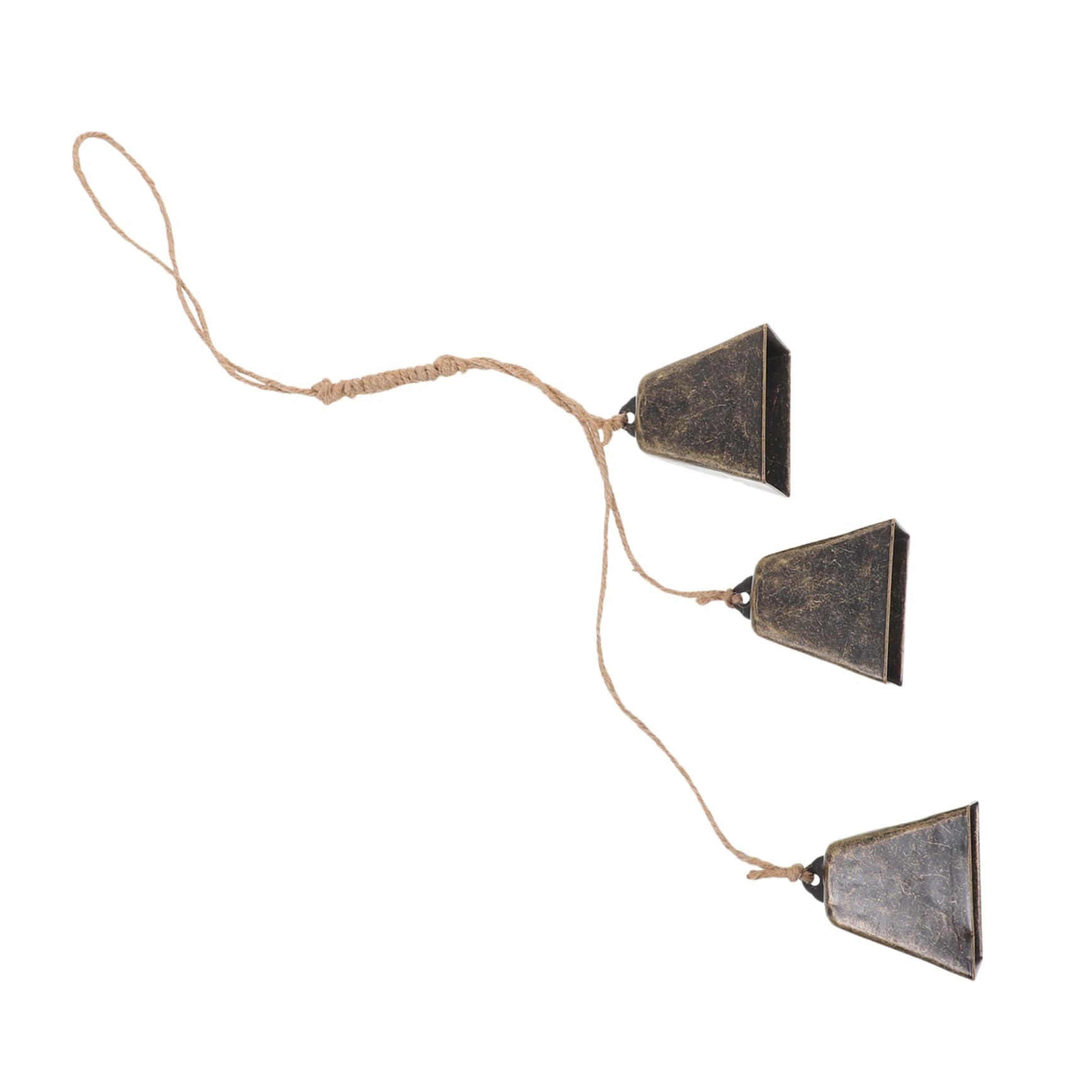 HOOTNEE Metal Vintage Bells Handmade Creative Cow Bell Decor Hanging Christmas Ornaments