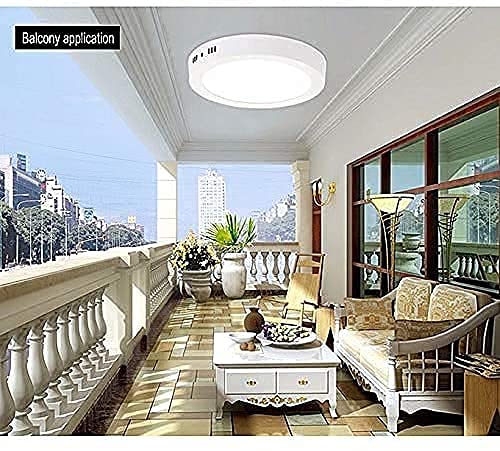 Image of 15Watts Surface Panel Square Light (Cool White - 6500K, Round)