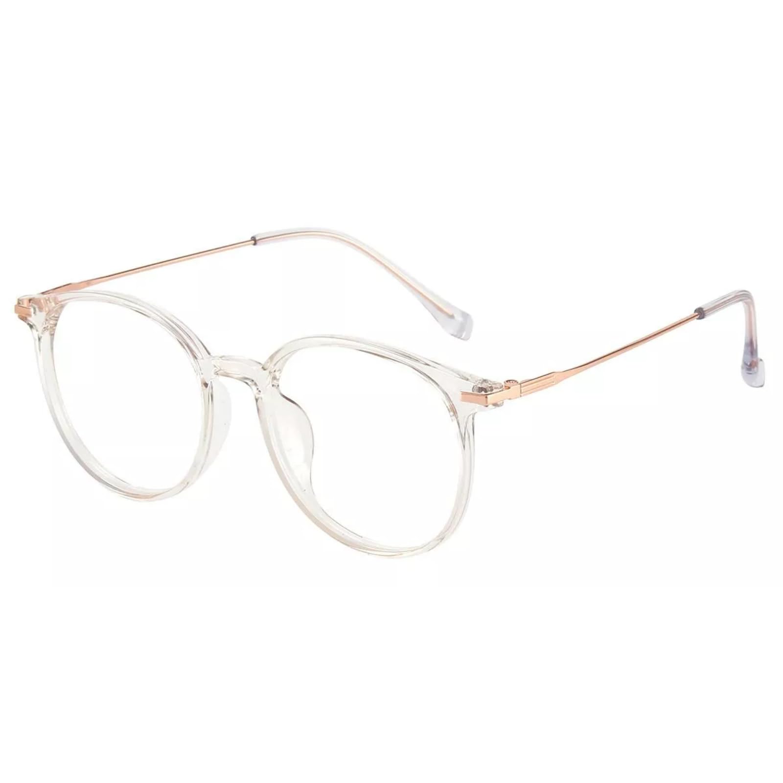 Firmoo Blaulichtfilter Lesebrille für Damen Herren Runde TR-Rahmen Computerbrille, Blaulicht UV Schutzbrille
