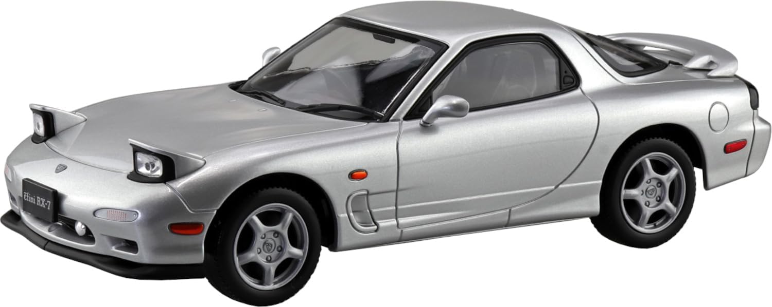 Aoshima Efini FD3S RX-7Red Silver Stone Metallic 1:32 Scale Model Kit