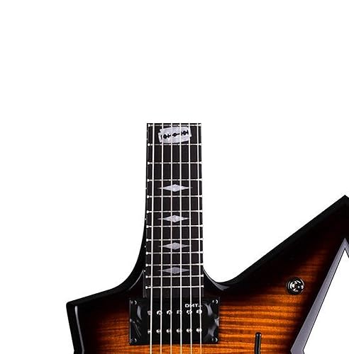 Amazon.com: Dean Stealth Floyd FM Electric Guitar With Case, Trans