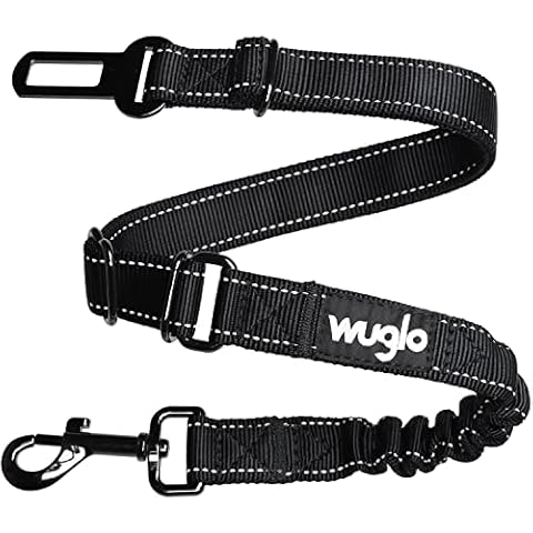 Wuglo Dog Car Harness with Adjustable Belt Cover