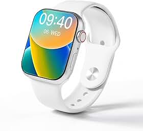 Smartwatch W29 Pro Series 9 Relógio Inteligente com Chamada Bluetooth, Tela HD 2.02", Monitor Cardíaco e Sono, WhatsApp, Pedômetro Fitness, Compatível Android e iPhone, Masculino e Feminino