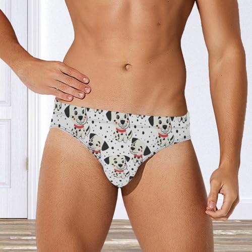 Cute Dalmation Dog Novelty Men's Brief Swimwear Pants Swimming Trunks Beach Shorts Underwear4