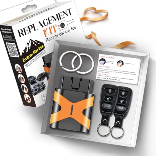 Extra-Partss Remote Car Key Fob Replacement for Hyundai OSLOKA-423T 4 Button fits Elantra Sedan SE SEL 2016 2017 2018 2019