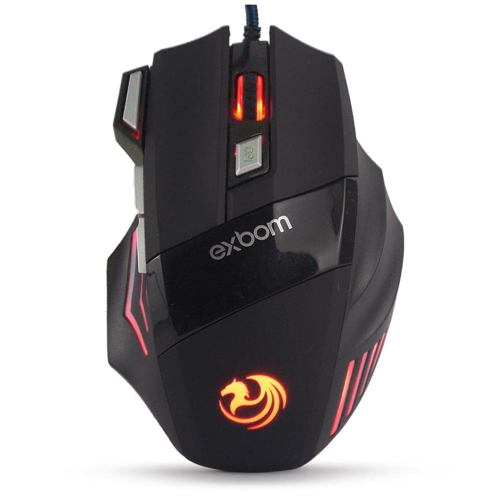 Mouse gamer 3200 dpi com fio USB 7D extreme 7cores RGB xtreme