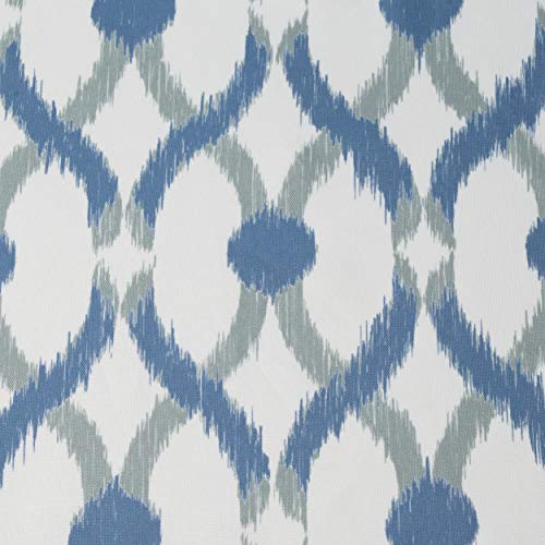 Oremila 2 Pack Kitchen Curtain Valance 54" X 15" Multicolor Geometric Window Valance For Kitchen And Bathroom, Rod Pocket, Navy/Gray #TOP6