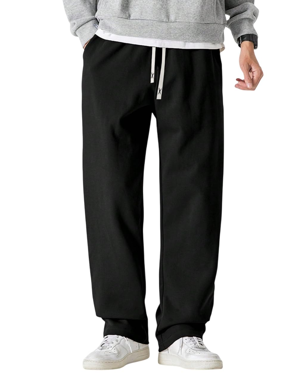 dockstreet Solid Cotton Blend Men Athleisure Track Pant Lounge Wear-picture-28