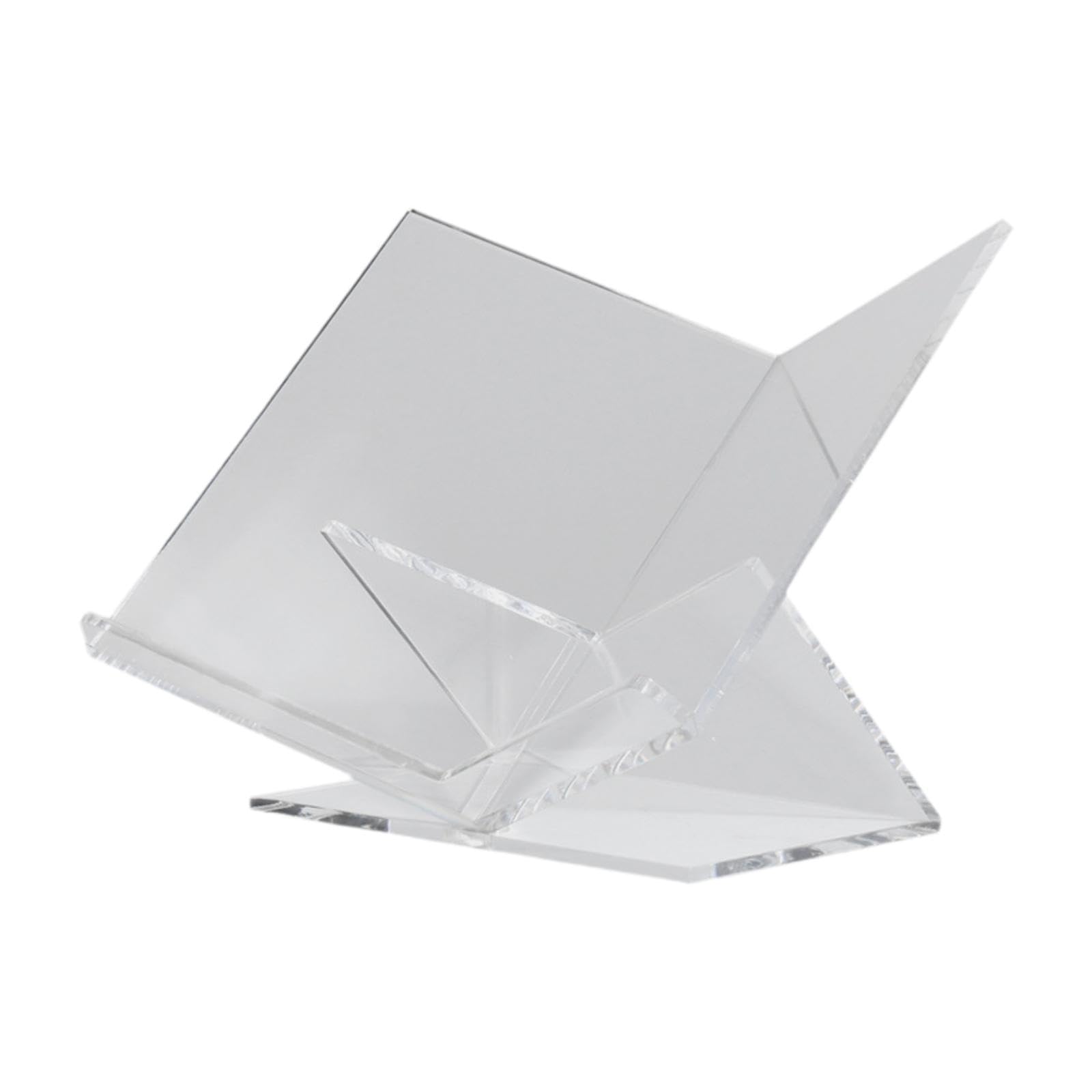 ATORSE® Acrylic Book Stand Craft Simple Organizer Shelf for Living Room Bedroom Home-image-39