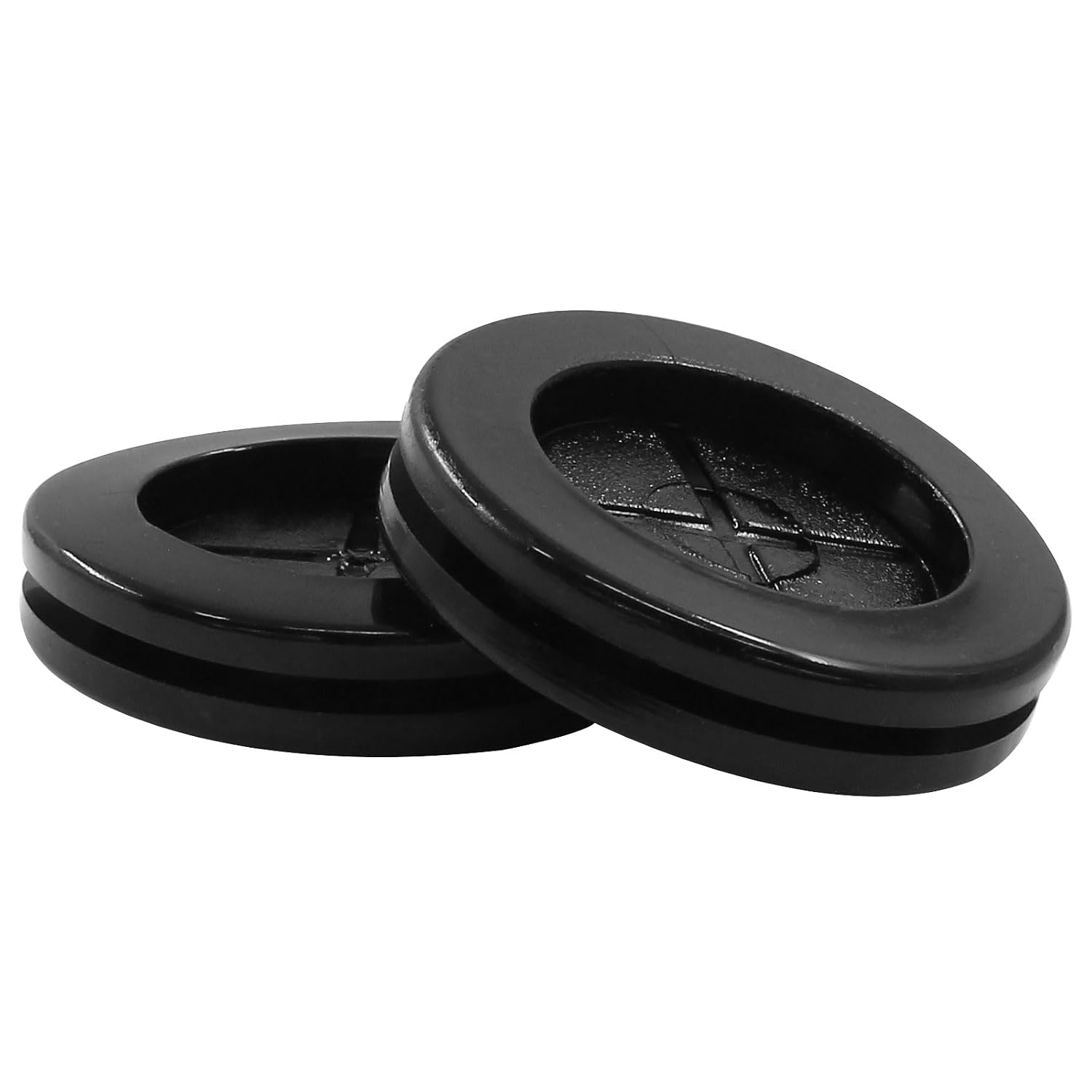 1-3/16" ID x 1-1/2" Drill Hole Rubber Grommets, 6Pcs