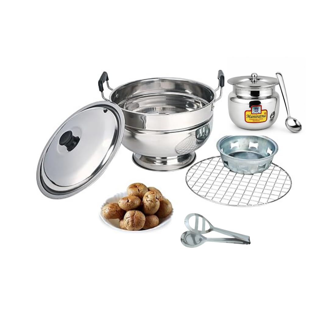 Stainless Steel Tandoor & Bati Cooker - Authentic Indian Flavors -8