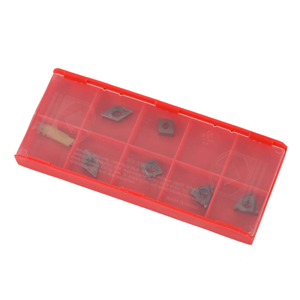 Weytoll 21PCS 10mm Herramienta para Torno Inserto de Carburo