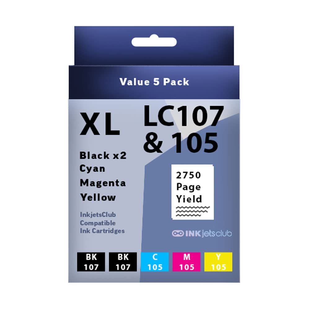Amazon.co.jp: INKjetsclub Brother LC107 / 105 大容量インク