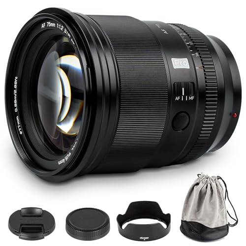 Image of VILTROX 75mm f /1.2 F1.2 Pro E-Mount Ultra Wide Angle Autofocus APS-C Prime Lens for Sony E-Mount Camera A6600 A6500 A6300 A6000 A6400 A6100 A5100 A7 A7R A7C A7II A7RII A7SIII A7III A7RIII A7RIV A9