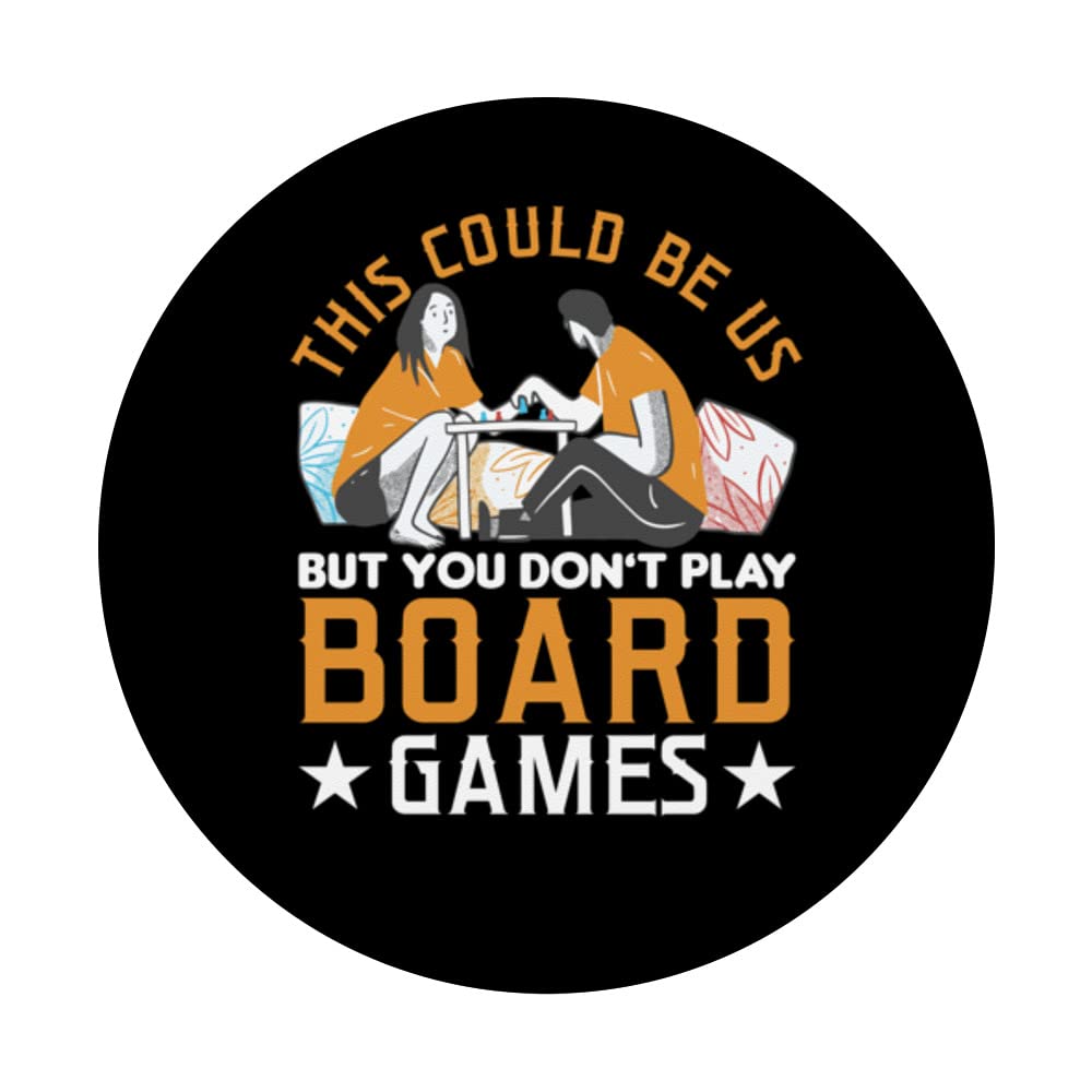 this could be us board game board gamer tabletop PopSockets Swappable PopGrip, Black - Image 3