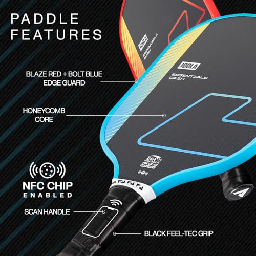 Image of JOOLA Pickleball Paddles & Sets - Includes 2 Rackets, 2-4 Balls, and Storage Carry Bag - USAP Approved