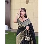 C-J-Enterprise-Womens-Pure-Banarasi-Style-Kanjivaram-Silk-Saree-With-Blouse-Piece-For-Wedding-Yatri