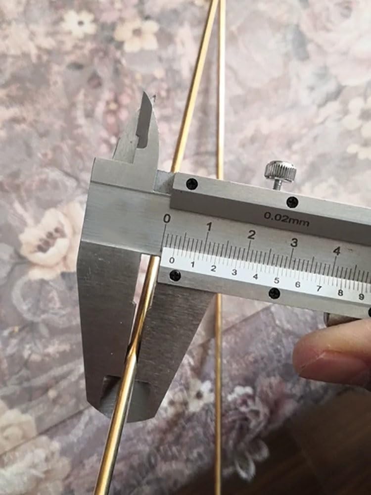 Des barres rondes de bronze, Tige ronde en laiton H62, longueur 500 mm, diamètre 3 mm à 18 mm(9.5x500mm)