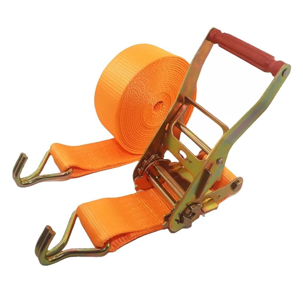 Correas de trinquete de Resistentes de, Correas de Amarre con Doble Gancho en J, Resistencia a la Rotura de, Correas de trinquete de Carga para camión,(15m/591in)