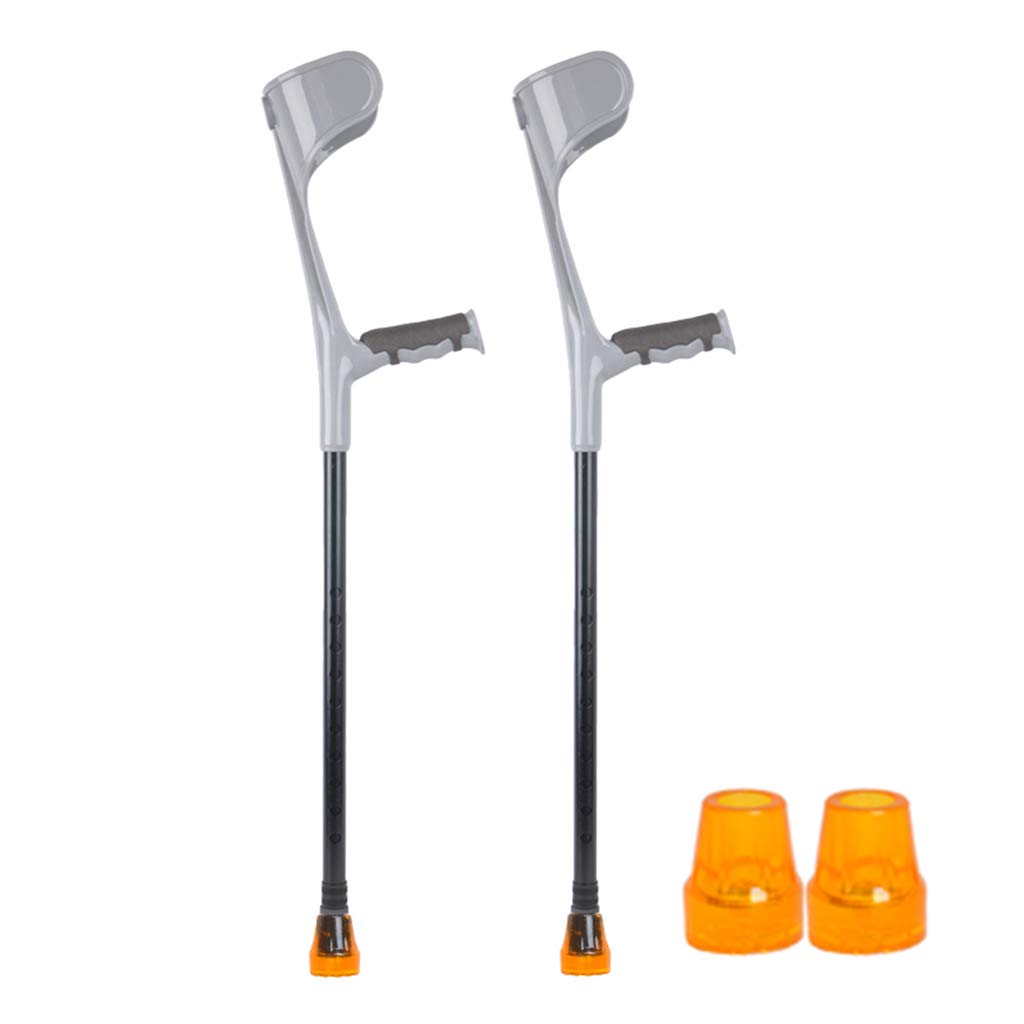 Buy JYKOO Forearm Crutches Adjustable Telescopic Lightweight Arm Cuff