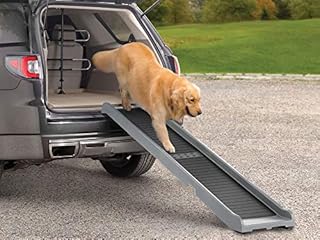 WeatherTech PetRamp, Folding Dog Ramp for Large Dogs to 300 Pounds, Traction Grip Ramps Universal for Car, SUV, Truck