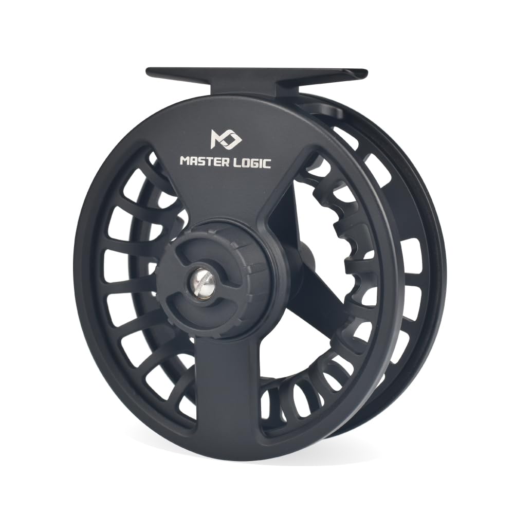 MASTER LOGIC Master One Fly Fishing Reel 5/6wt Waterproof Light Weight and Pre-Loaded Fly Reel with Line Combo
