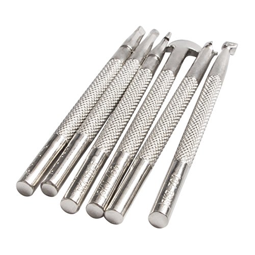 6pcs DIY Leather Working Saddle Making Tools Kit Leathercraft Tools Set for Leather Craft Working