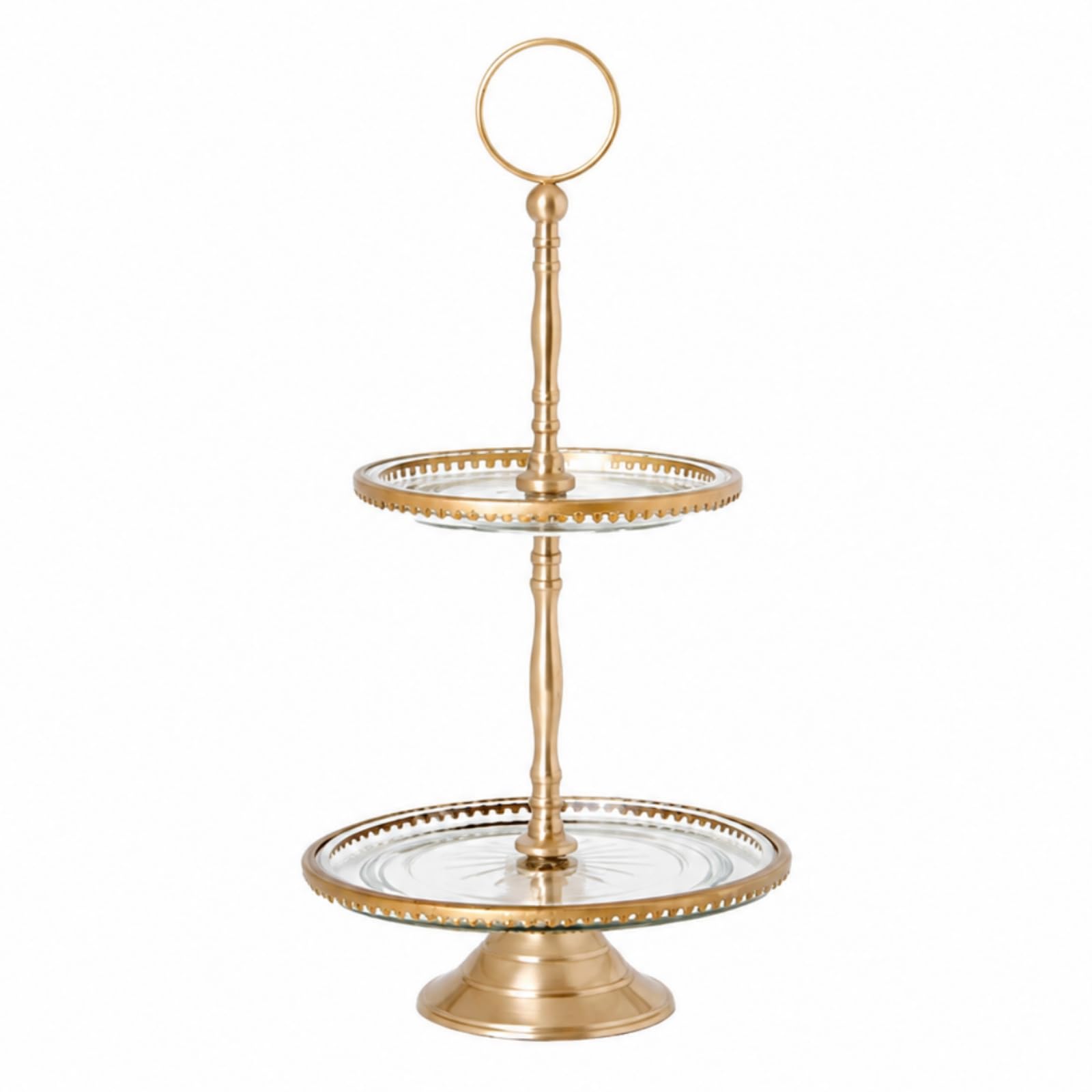 KESOTO Alzatina con Base a Piedistallo Decorativo Frutta Ornamentale Stabile da Esposizione per Soggiorno , Stile A