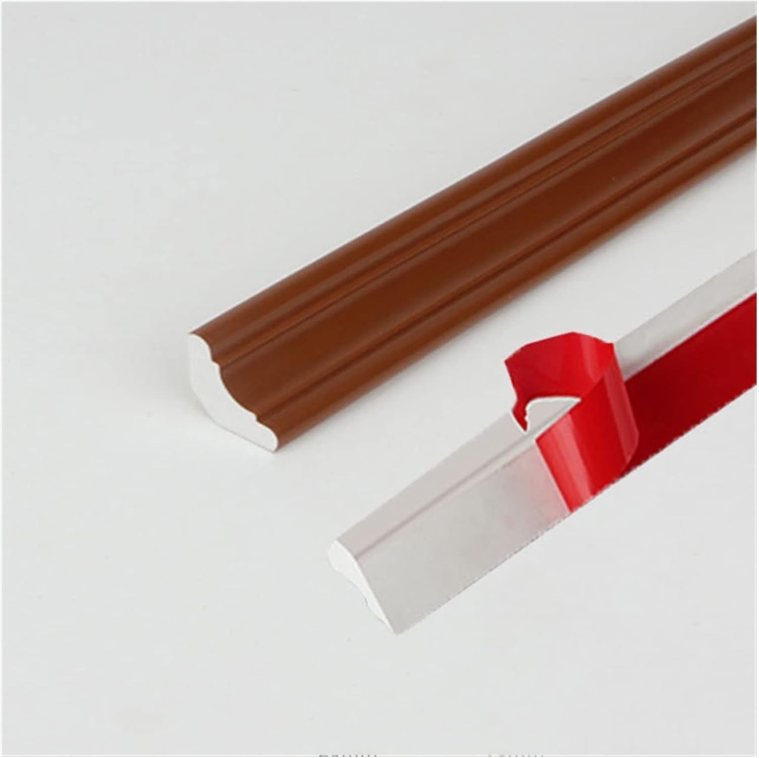 FORVOLWCO 16.4ft Quarter Round Molding Trim Flexible SelfAdhesive Caulk and Strips