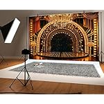 7x5ft Backdrop Photography,1920s Retro Black and Gold Photo Background Roaring Roaring 20s Party Birthday Wedding Party Decor Banner Photo Booth Props - Image 4