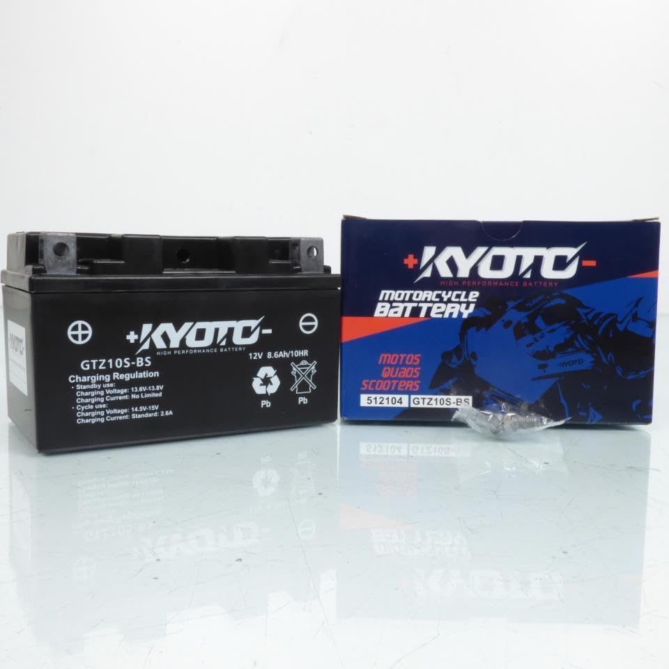 Kyoto - Batteria per moto Honda 600 Cb Fa Hornet con Abs 2007-2014 GTZ10S-BS SLA / 12 V 8,6 Ah