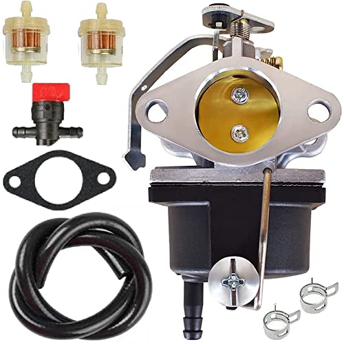 Hippotech 640353 Carburetor Replacement for Tecumseh OH318EA OHM90 222717 for Coleman Powermate 6875 Mowers Generator with 11HP with Air Filter Kit