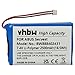 Produktbild vhbw Akku kompatibel mit ABUS Secvest FUAA50600, FUAA50xxx Alarmanlage, Alarmsystem (2500mAh, 7,4V, Li-Polymer)