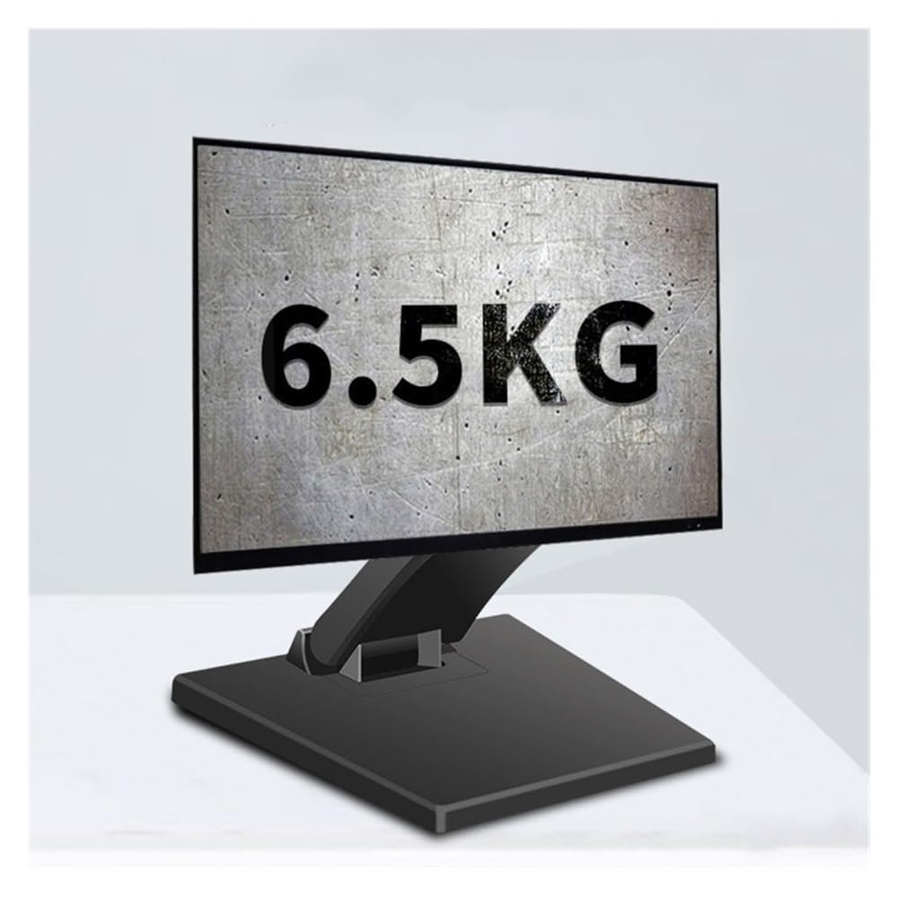 Regulowany stojak na monitor LCD pasuje do ekranu 13–24 cali, mieści 6,5 kg, składany pojedynczy stojak na monitor z otworem VESA 75 x 75 mm, 100 x 100 mm, akcesoria biurkowe do montażu na