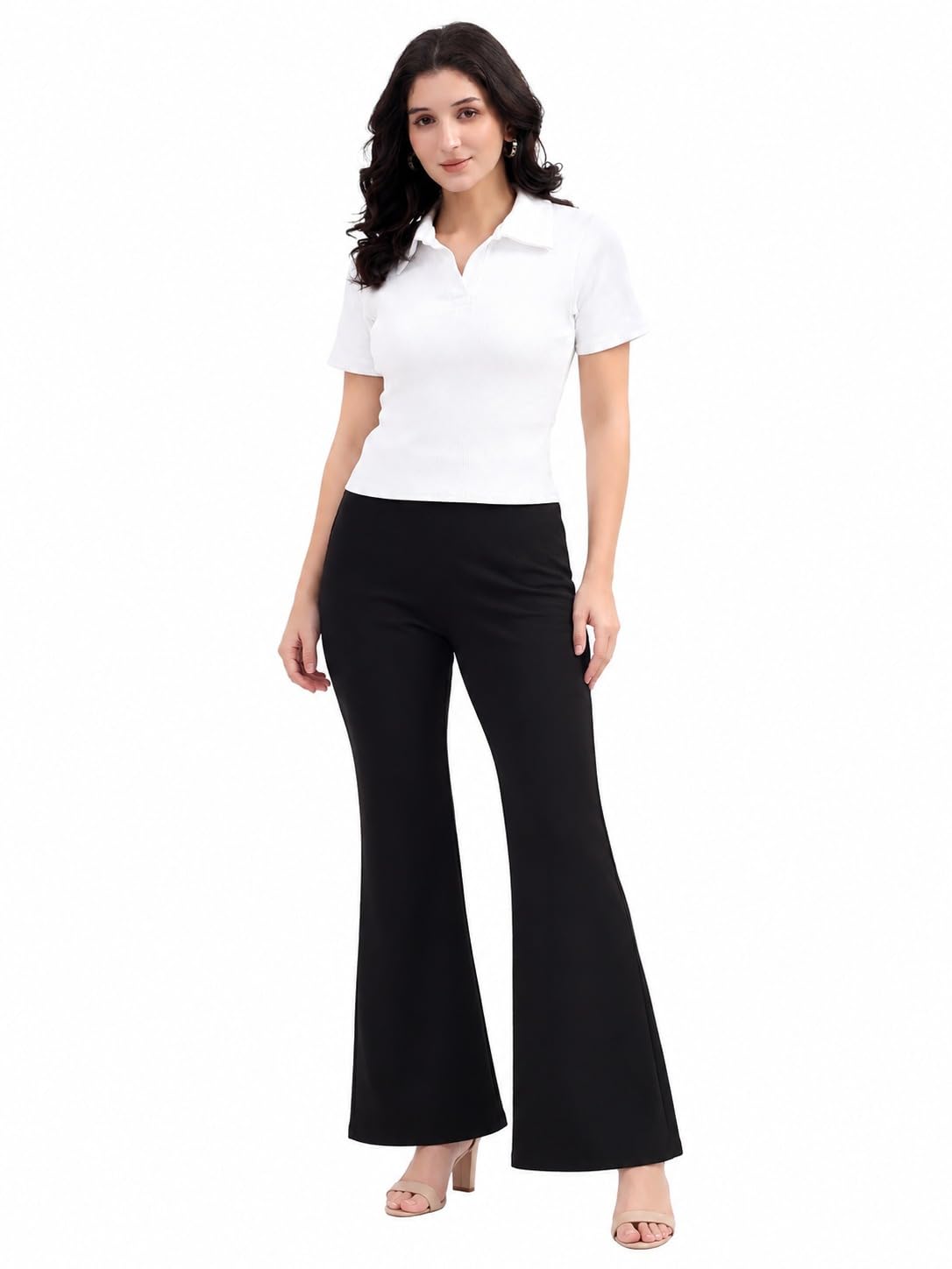 Women's Collar Half Sleeve Top-picture-19