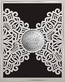 Mother of the Groom Wedding Planner: Wedding Planning Organizer Black Cream Laser Cut Design |...