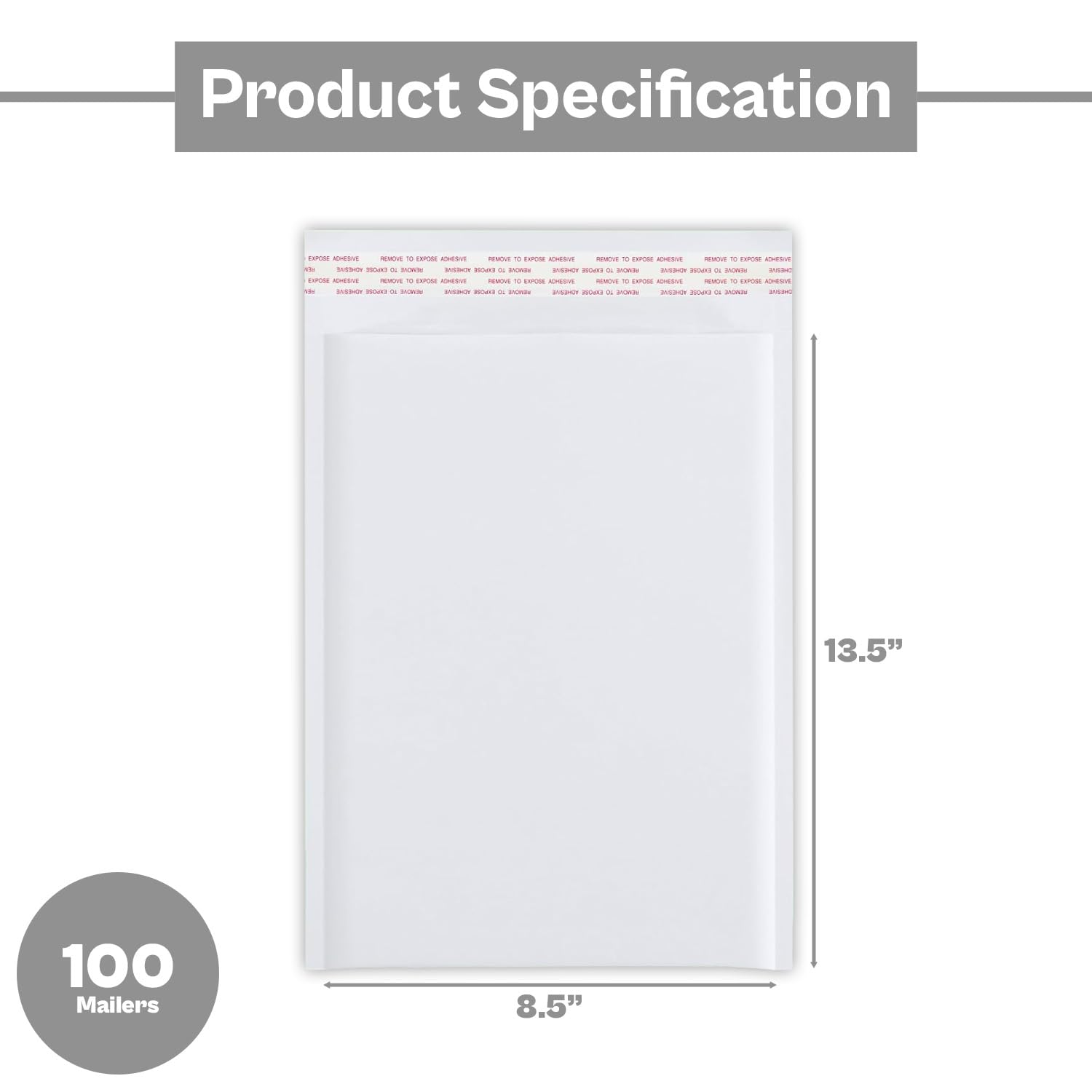 100 #3 8.5x14.5 Kraft Bubble Mailers Padded Envelopes Shipping Bags Self Sealing