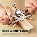 Router Plane Handheld Woodworking Tool Adjustable Hand Wood Planer Stainless Steel Wood Shaving Tool with Depth Stop High Configuration Hand Planer