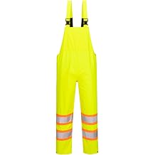 Portwest  Hi-vis Contrast Tape Rain Bib & Brace