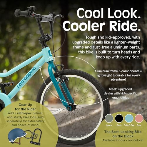 Image of Retrospec Koda Plus Kids Bike for Boys & Girls Ages 6-8 Years - Children's Bicycle, Adjustable Seat & Handlebars