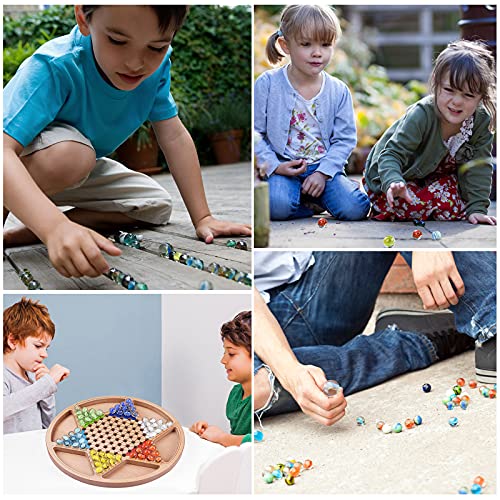 image for CHUKEMAOYI Marbles Cats Eyes Glass Marble / Sling Shot Ammo 500 pcs. S