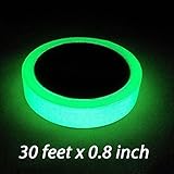 RSSZL 1 Rolls Luminous Tape Sticker Glow in the Dark 30 feet Length x 0.8