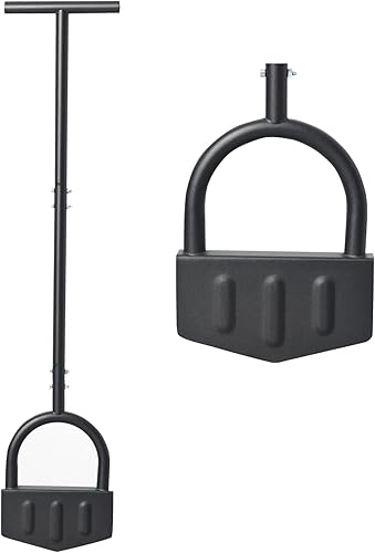 Herramienta de cortacésped, herramienta manual de bordeadora de césped con base ancha, mango largo de 39 pulgadas, borde de mano de acero, pala de