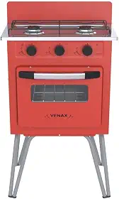 Fogão Gemini 2 Bocas Vermelho