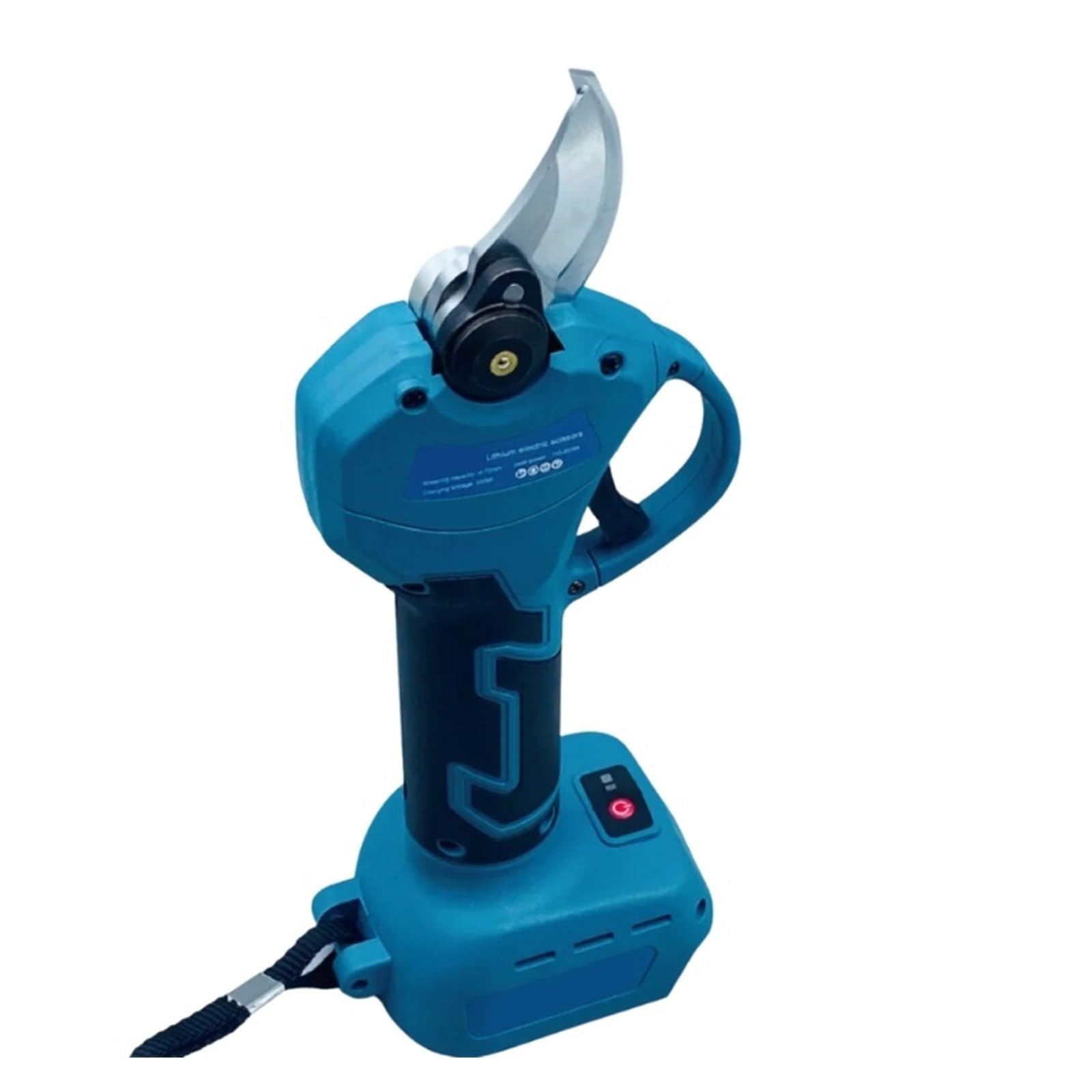 Tijeras de podar eléctricas con pantalla LED sin escobillas, cortador poda, herramienta profesional jardín en maceta for árboles frutales, batería 18V(1battery 1charge)