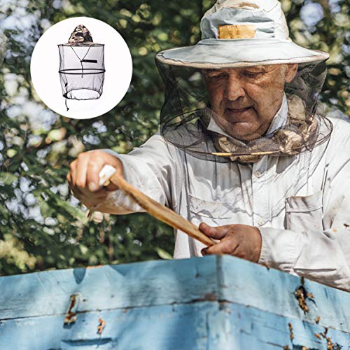 Doitool Imker Hut Imker Hut Imker Schleier mit Rundhut Anti Mücken Käfer Insektenkappe Mesh Netz Gesichtsschutz für… – Bild 8