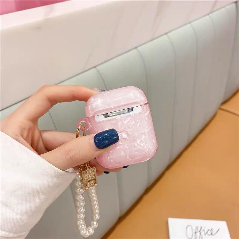 Miniatura 6 de Funda para Airpods 21 Gen con purpurina linda con bolígrafo limpiador, patrón de carcasa para Airpods de 21 generación, funda protectora para