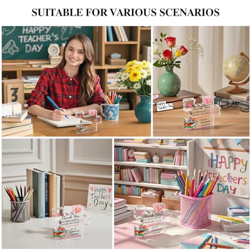 Teacher-Gifts-Teachers-Day-Gifts-Engraved-Acrylic-Puzzle-Piece-Thank-You-Graduation-Gifts-for-Women-Desk-Decor-Sweet-Graduation-Christmas-Birthday-Thanksgiving-Gifts-for-Teacher Teacher Gifts Teachers Day Gifts Engraved Acrylic Puzzle Piece Thank You Graduation Gifts for Women Desk Decor Sweet Graduation Christmas Birthday Thanksgiving Gifts for Teacher