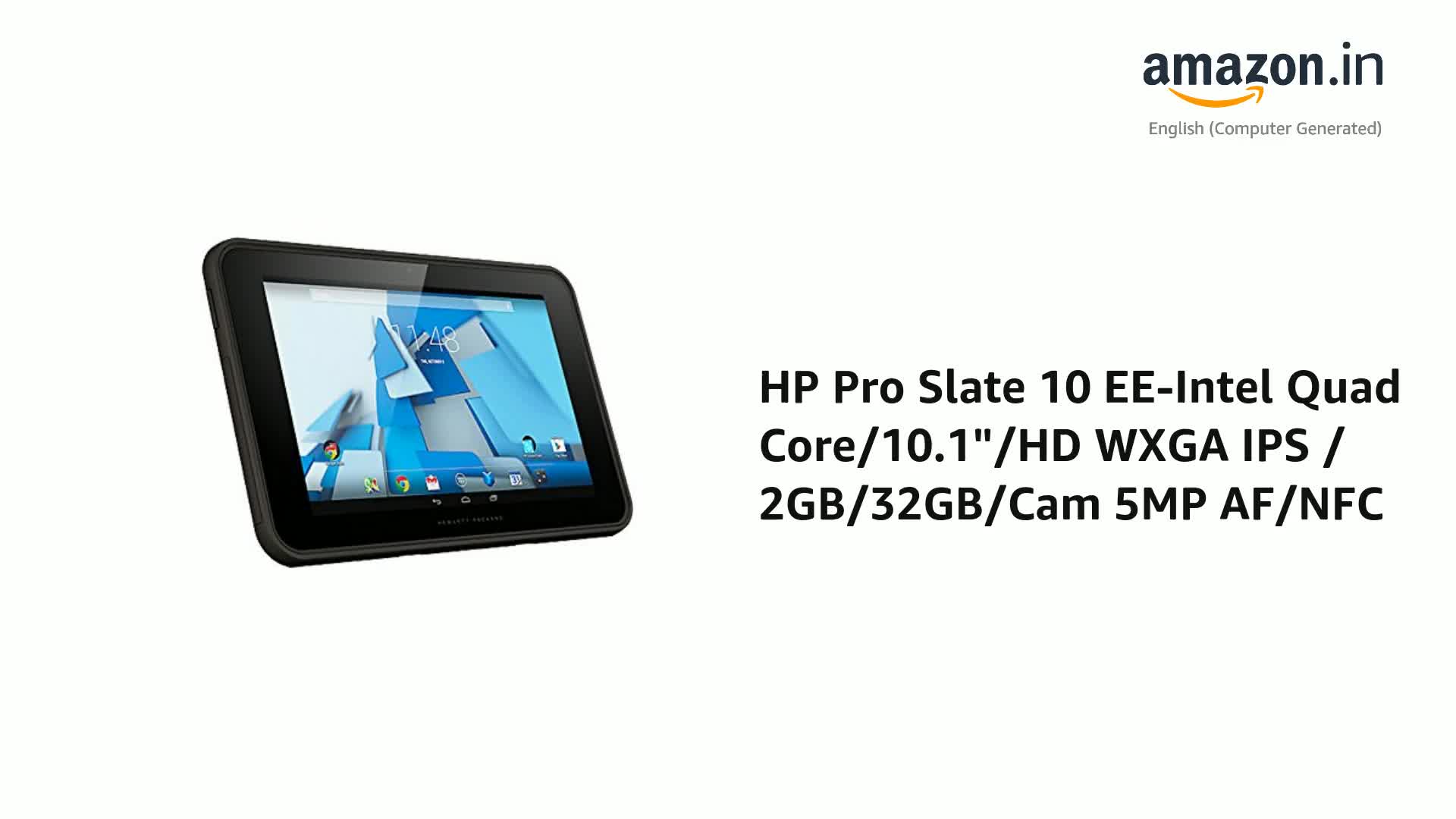 HP Pro Slate 10 EE-Intel Quad Core/10.1